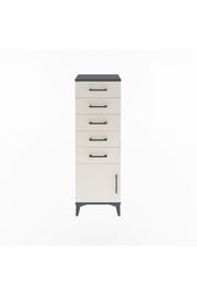 Arges Dolap 5 Çekmeceli Tek Kapaklı 44x30x134 Antrasit-Aytaşı