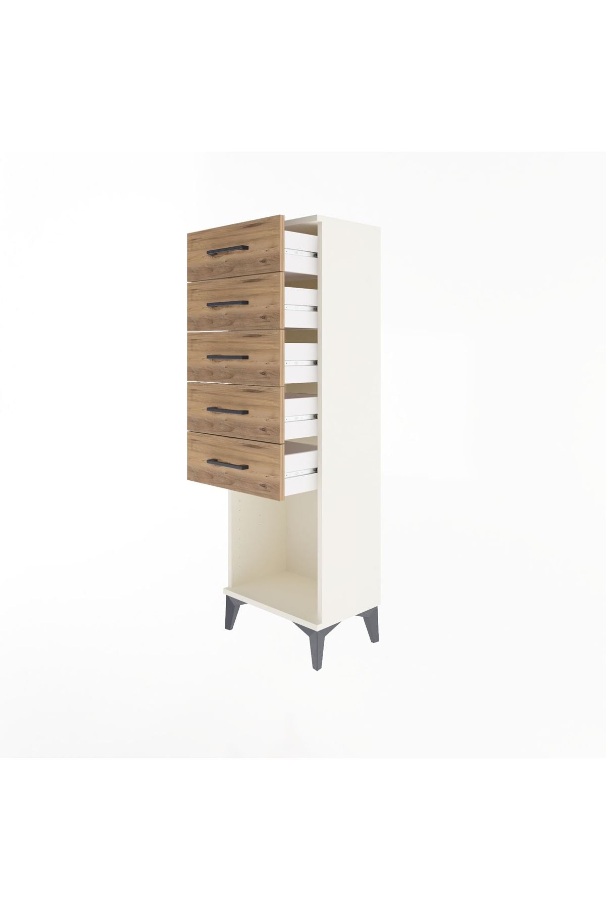 Arges Dolap 5 Çekmeceli 44x30x134 Aytaşı-Çam