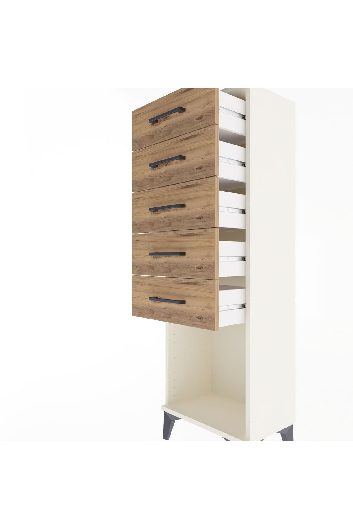 Arges Dolap 5 Çekmeceli 44x30x134 Aytaşı-Çam