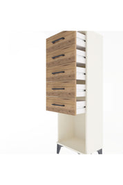 Arges Dolap 5 Çekmeceli 44x30x134 Aytaşı-Çam