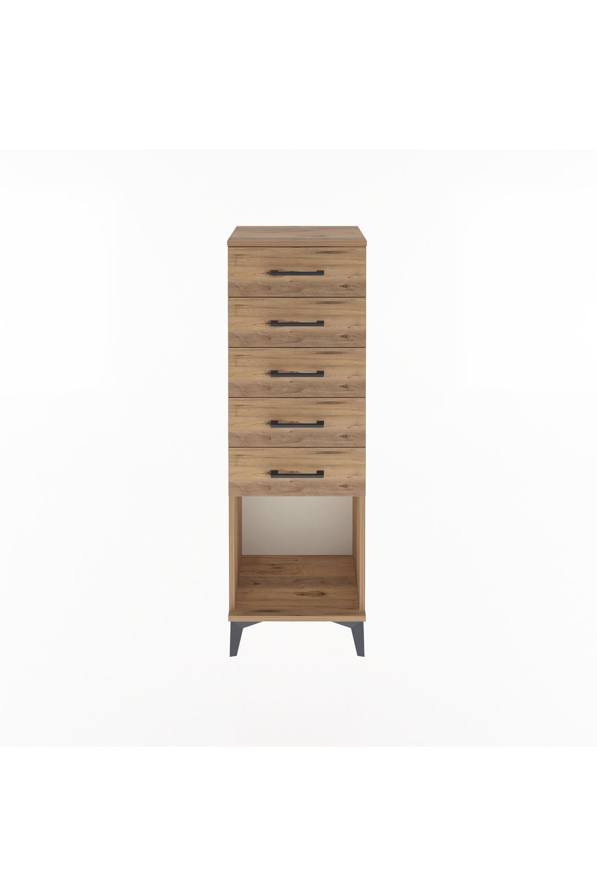 Arges Dolap 5 Çekmeceli 44x30x134 Çam-Çam