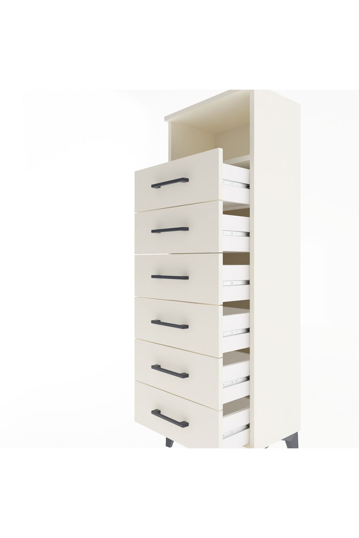 Arges Dolap Tek Raflı 6 Çekmeceli 44x30x134 Aytaşı-Aytaşı