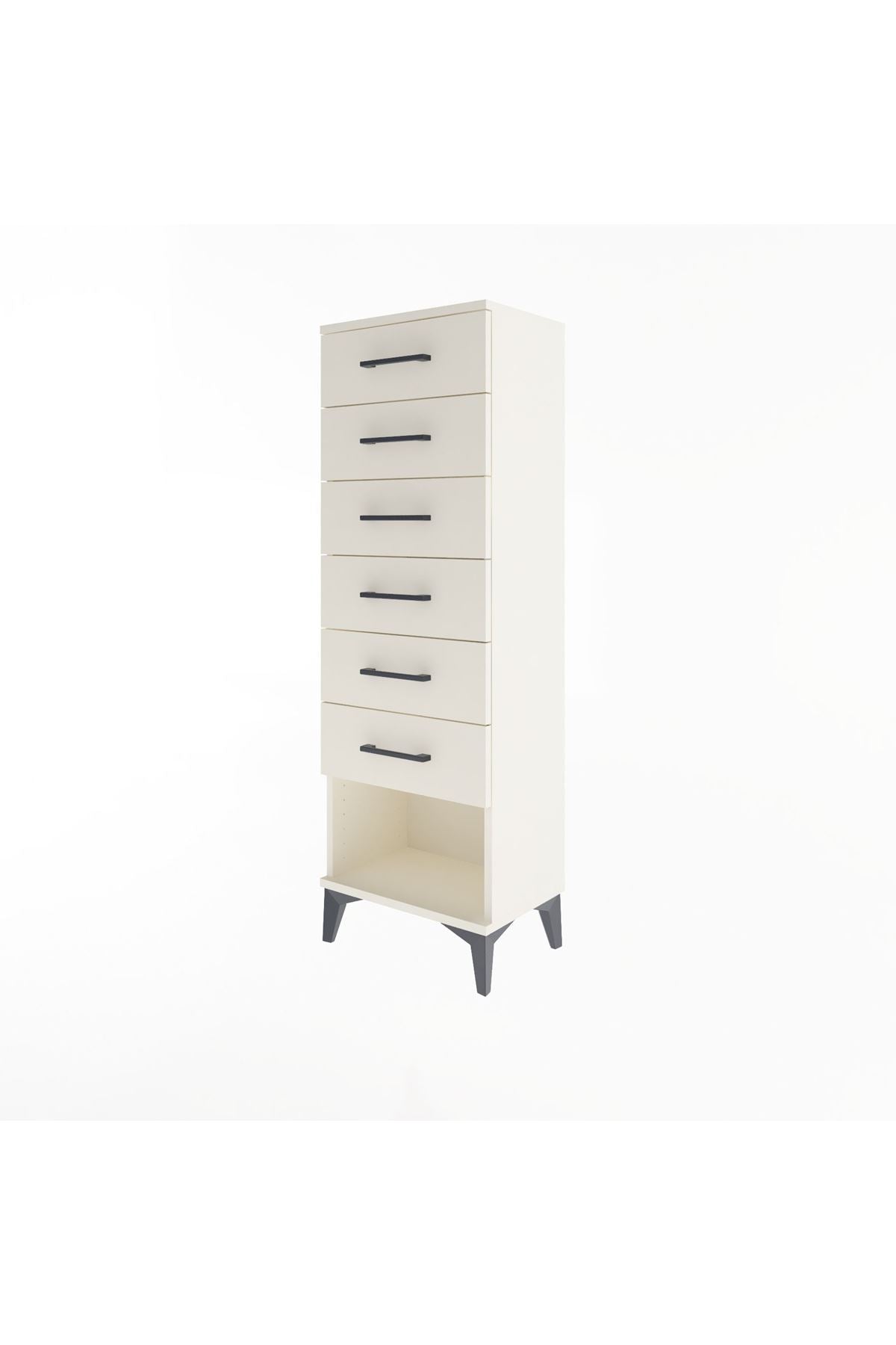 Arges Dolap 6 Çekmeceli 44x30x134 Aytaşı-Aytaşı