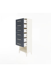 Arges Dolap 6 Çekmeceli 44x30x134 Aytaşı-Antrasit
