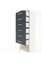 Arges Dolap 6 Çekmeceli 44x30x134 Aytaşı-Antrasit