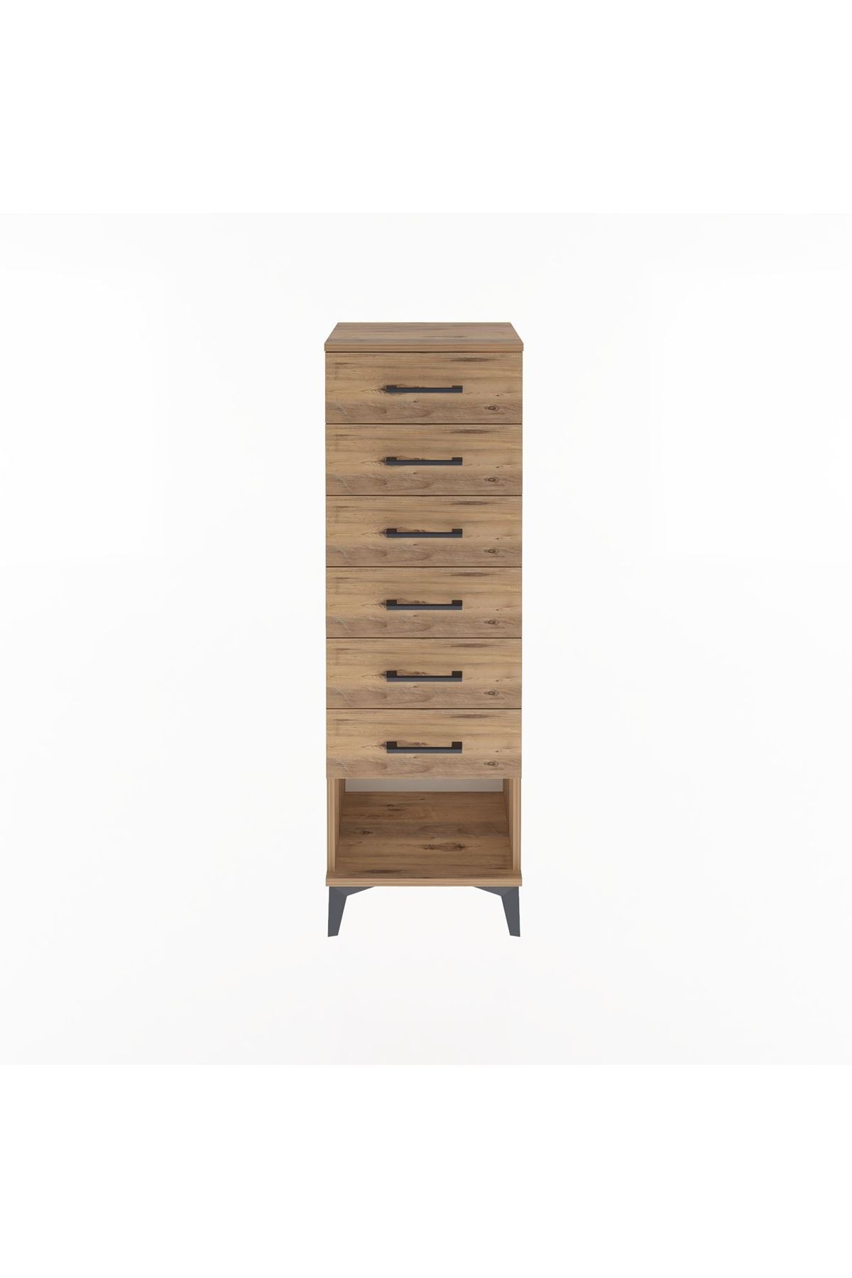 Arges Dolap 6 Çekmeceli 44x30x134 Çam-Çam