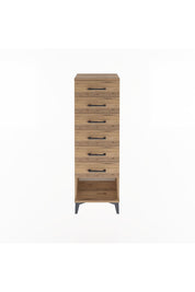 Arges Dolap 6 Çekmeceli 44x30x134 Çam-Çam