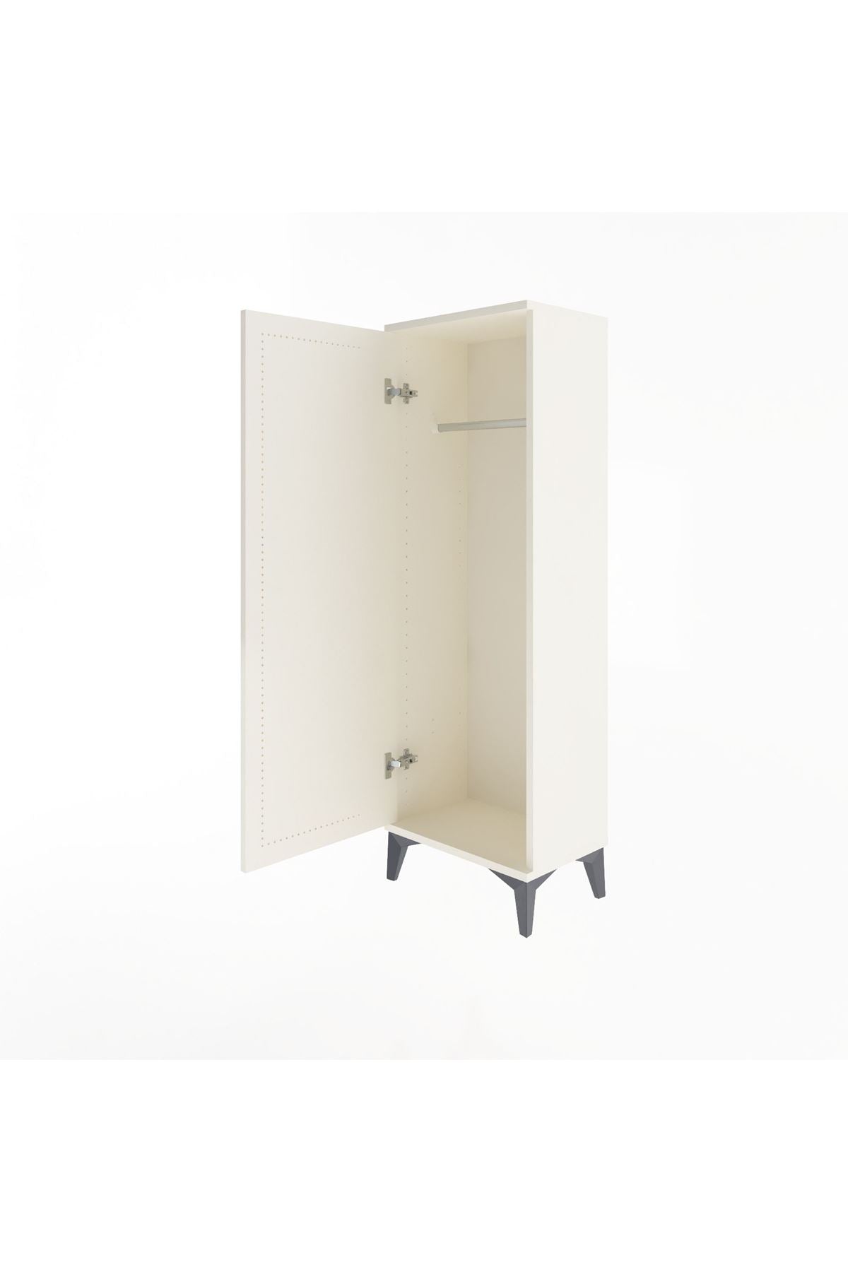 Arges Dolap Tek Kapaklı Tek Askılı 44x30x134 Aytaşı-Aytaşı