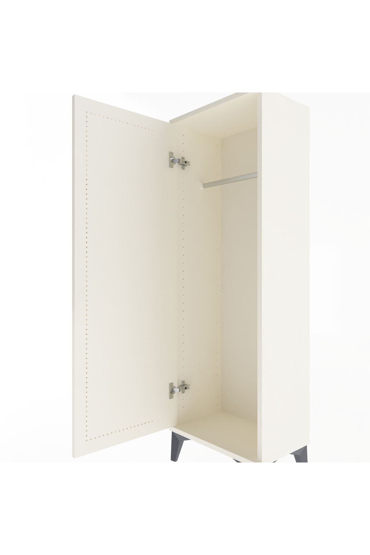 Arges Dolap Tek Kapaklı Tek Askılı 44x30x134 Aytaşı-Aytaşı