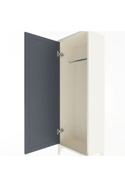 Arges Dolap Tek Kapaklı Tek Askılı 44x30x134 Aytaşı-Antrasit