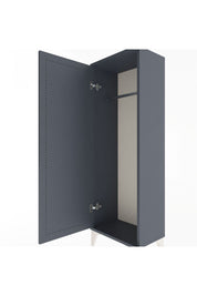 Arges Dolap Tek Kapaklı Tek Askılı 44x30x134 Antrasit-Antrasit