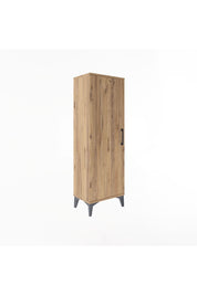 Arges Dolap Tek Kapaklı Tek Askılı 44x30x134 Çam-Çam