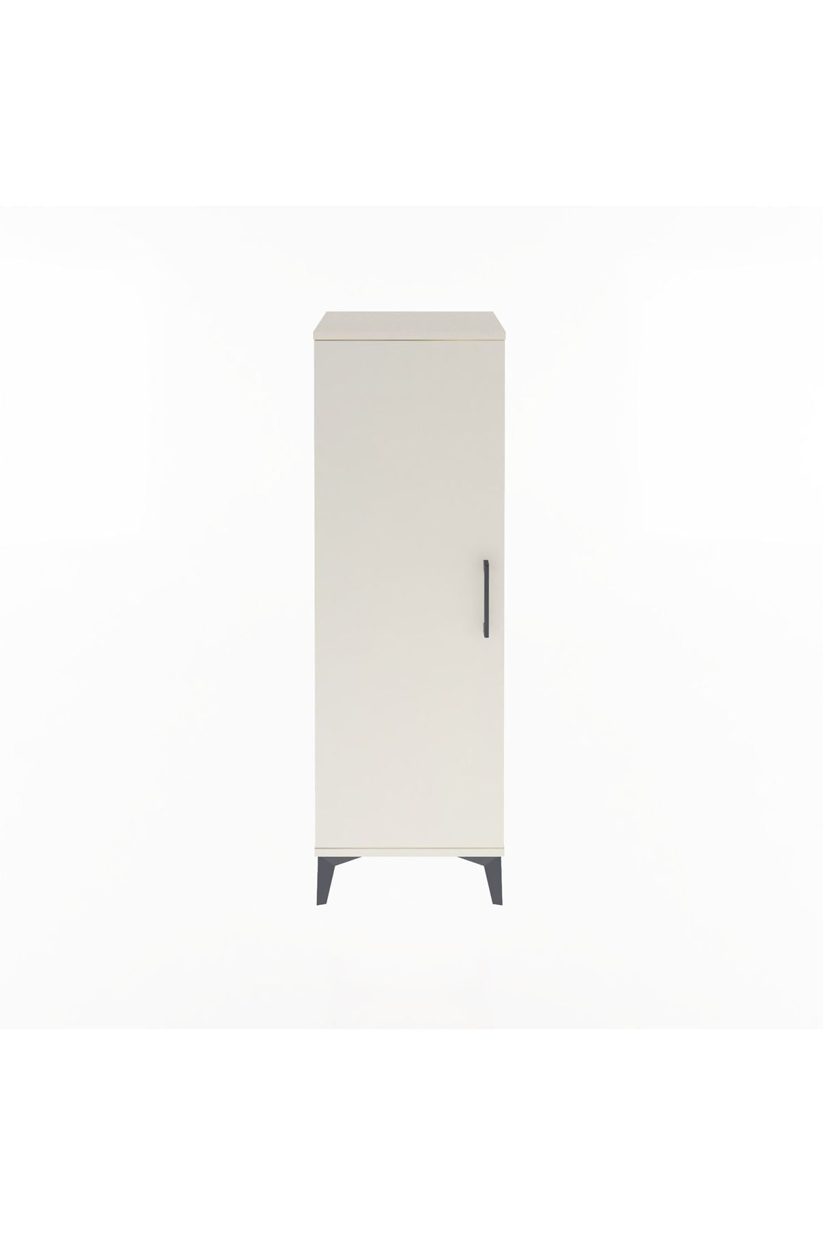 Arges Dolap Tek Raflı Tek Kapaklı Tek Askılı 44x30x134 Aytaşı-Aytaşı