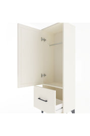 Arges Dolap Tek Raflı Tek Çekmeceli Tek Askılı 44x30x134 Aytaşı-Aytaşı