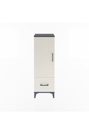 Arges Dolap Tek Raflı Tek Çekmeceli Tek Askılı 44x30x134 Antrasit-Aytaşı