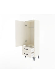 Arges Dolap Tek Raflı 2 Çekmeceli Tek Askılı 44x30x134 Aytaşı-Aytaşı