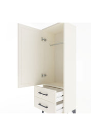 Arges Dolap Tek Raflı 2 Çekmeceli Tek Askılı 44x30x134 Aytaşı-Aytaşı