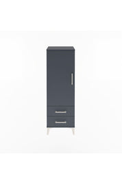Arges Dolap Tek Raflı 2 Çekmeceli Tek Askılı 44x30x134 - S16M087V5A
