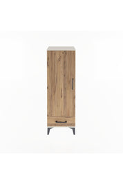 Arges Dolap Tek Raflı Tek Çekmeceli Tek Askılı 44x30x134 Aytaşı-Çam