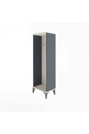 Arges Dolap Tek Askılı 44x30x134 Antrasit-Aytaşı