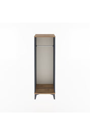 Arges Dolap Tek Askılı 44x30x134 Antrasit-Çam