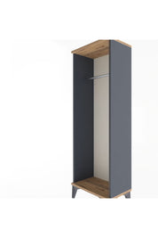 Arges Dolap Tek Askılı 44x30x134 Antrasit-Çam