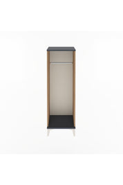 Arges Dolap Tek Askılı 44x30x134 Çam-Antrasit