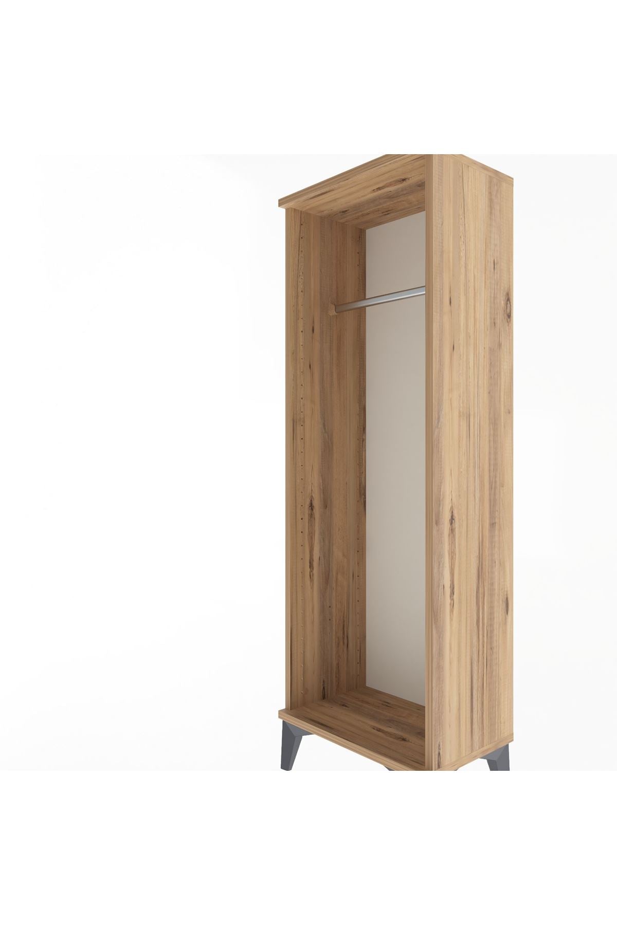 Arges Dolap Tek Askılı 44x30x134 Çam-Çam