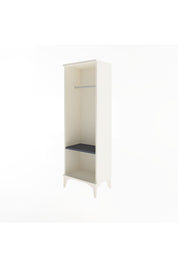 Arges Dolap Tek Raflı Tek Askılı 44x30x134 Aytaşı-Antrasit