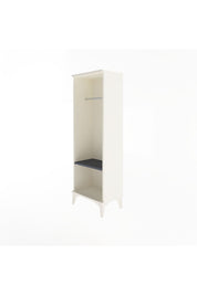 Arges Dolap Tek Raflı Tek Askılı 44x30x134 Aytaşı-Antrasit