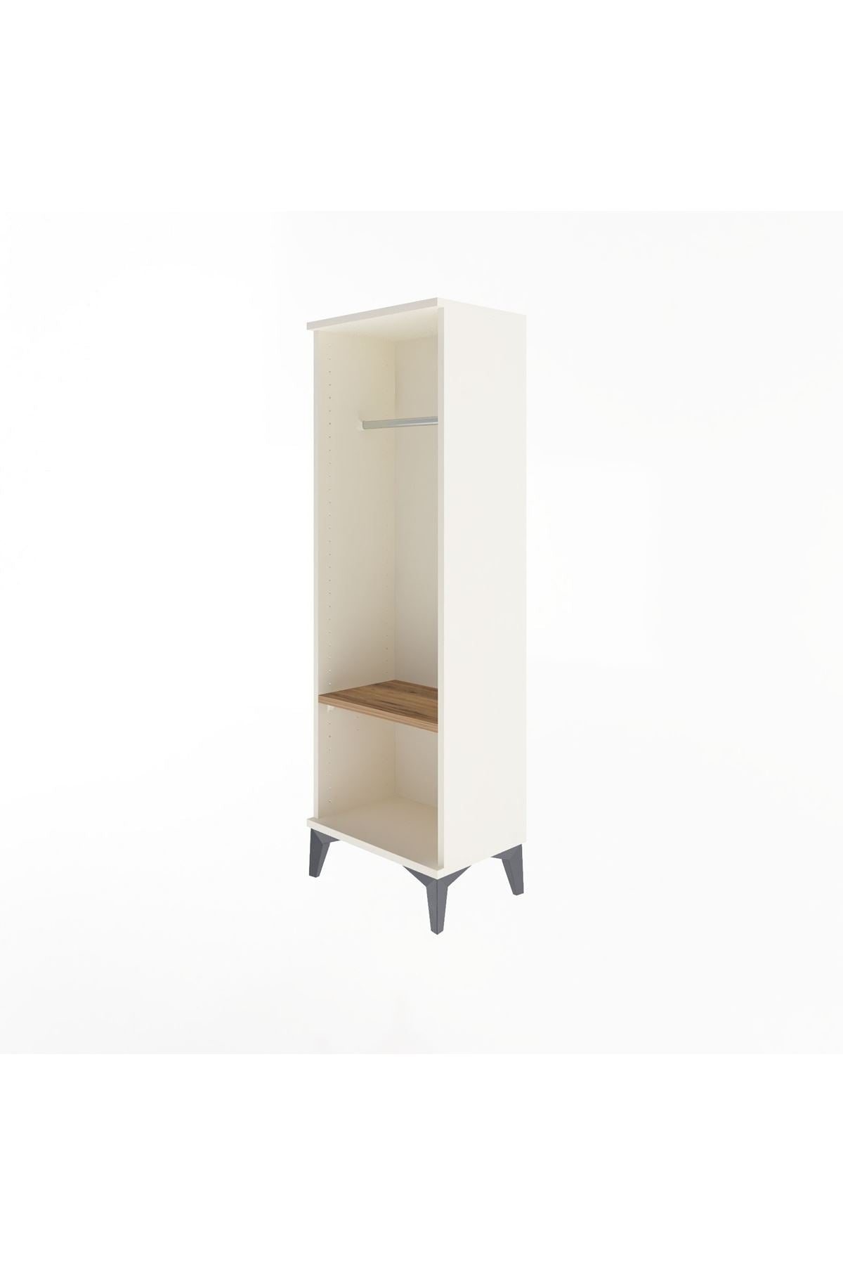 Arges Dolap Tek Raflı Tek Askılı 44x30x134 Aytaşı-Çam