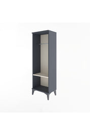 Arges Dolap Tek Raflı Tek Askılı 44x30x134 Antrasit-Aytaşı