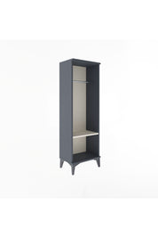 Arges Dolap Tek Raflı Tek Askılı 44x30x134 Antrasit-Aytaşı