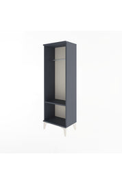 Arges Dolap Tek Raflı Tek Askılı 44x30x134 Antrasit-Antrasit