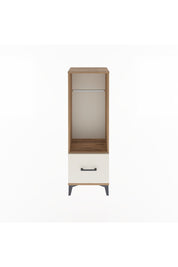 Arges Dolap Tek Raflı Tek Çekmeceli Tek Askılı 44x30x134 Çam-Aytaşı