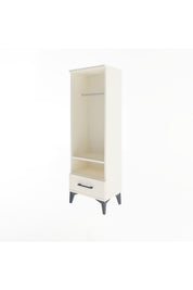 Arges Dolap 2 Raflı Tek Çekmeceli Tek Askılı 44x30x134 Aytaşı-Aytaşı
