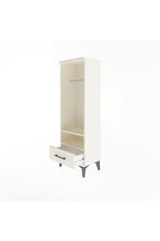 Arges Dolap 2 Raflı Tek Çekmeceli Tek Askılı 44x30x134 Aytaşı-Aytaşı