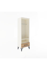 Arges Dolap 2 Raflı Tek Çekmeceli Tek Askılı 44x30x134 Aytaşı-Çam