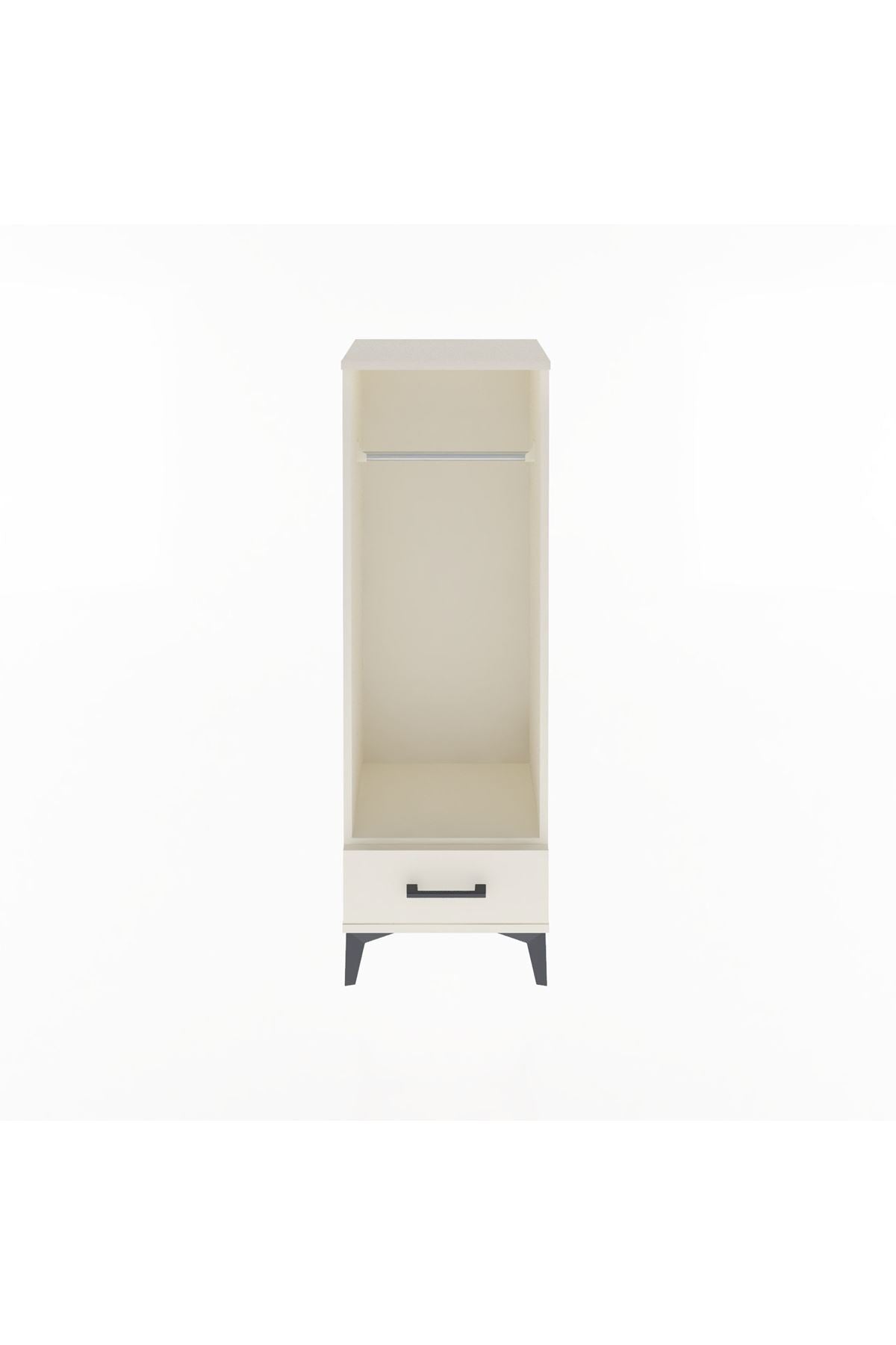 Arges Dolap Tek Raflı Tek Çekmeceli Tek Askılı 44x30x134 Aytaşı-Aytaşı