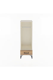 Arges Dolap Tek Raflı Tek Çekmeceli Tek Askılı 44x30x134 Aytaşı-Çam