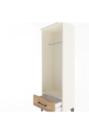 Arges Dolap Tek Raflı Tek Çekmeceli Tek Askılı 44x30x134 Aytaşı-Çam