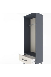 Arges Dolap Tek Raflı Tek Çekmeceli Tek Askılı 44x30x134 Antrasit-Aytaşı