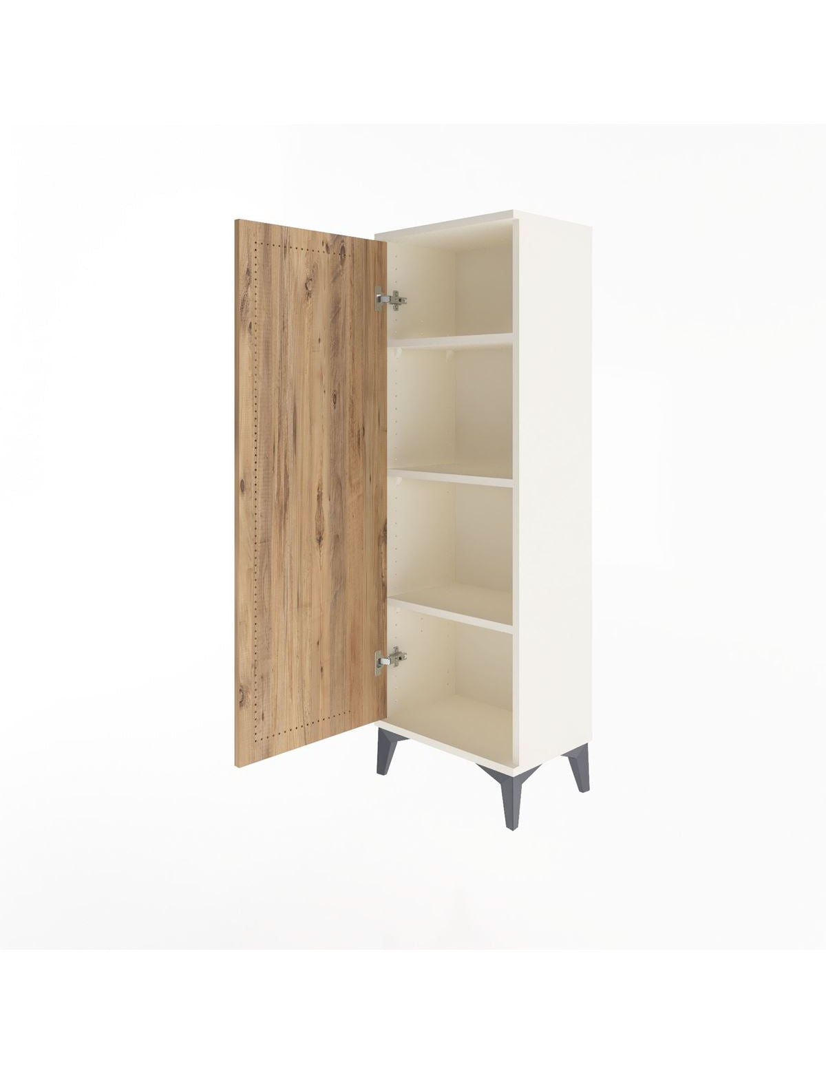 Arges Dolap 3 Raflı Tek Kapaklı 44x30x134 - S16M095V3A