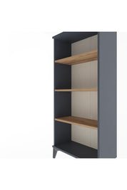 Arges Dolap 3 Raflı 60x30x134 Antrasit-Çam