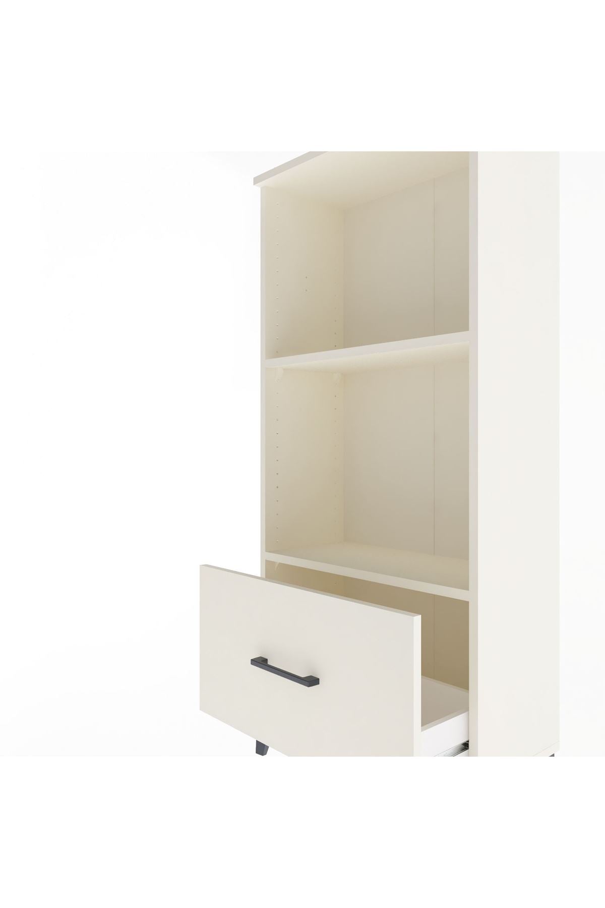 Arges Dolap Tek Raflı Tek Çekmeceli 60x30x134 Aytaşı-Aytaşı