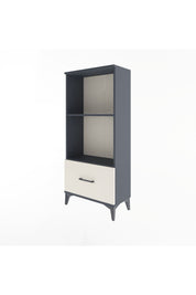 Arges Dolap Tek Raflı Tek Çekmeceli 60x30x134 Antrasit-Aytaşı