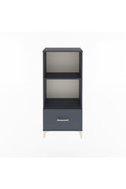 Arges Dolap Tek Raflı Tek Çekmeceli 60x30x134 Antrasit-Antrasit