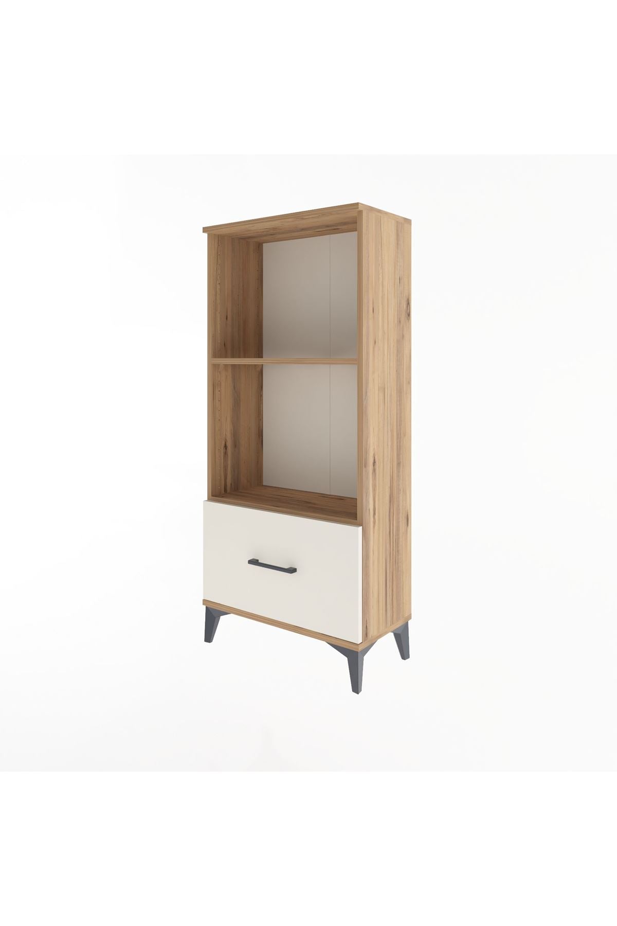 Arges Dolap Tek Raflı Tek Çekmeceli 60x30x134 Çam-Aytaşı