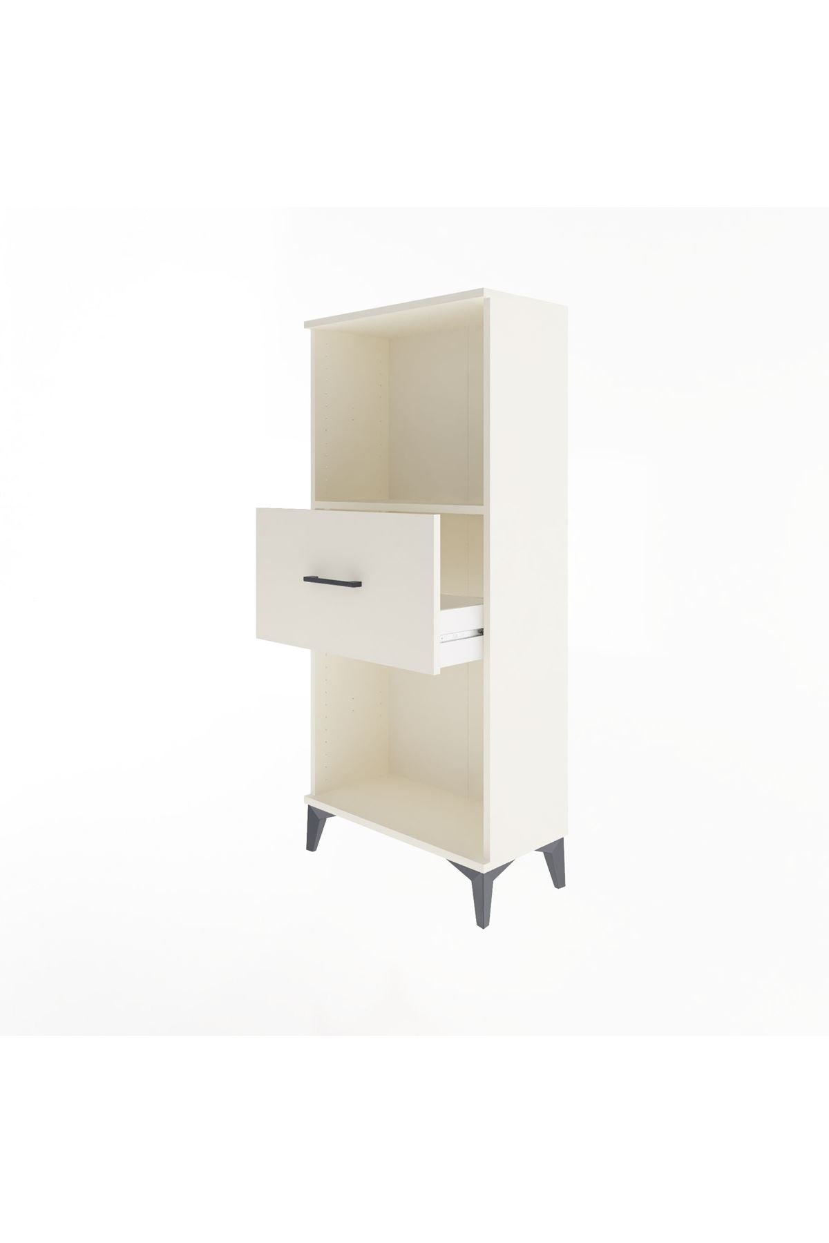 Arges Dolap Tek Raflı Tek Çekmeceli 60x30x134 Aytaşı-Aytaşı