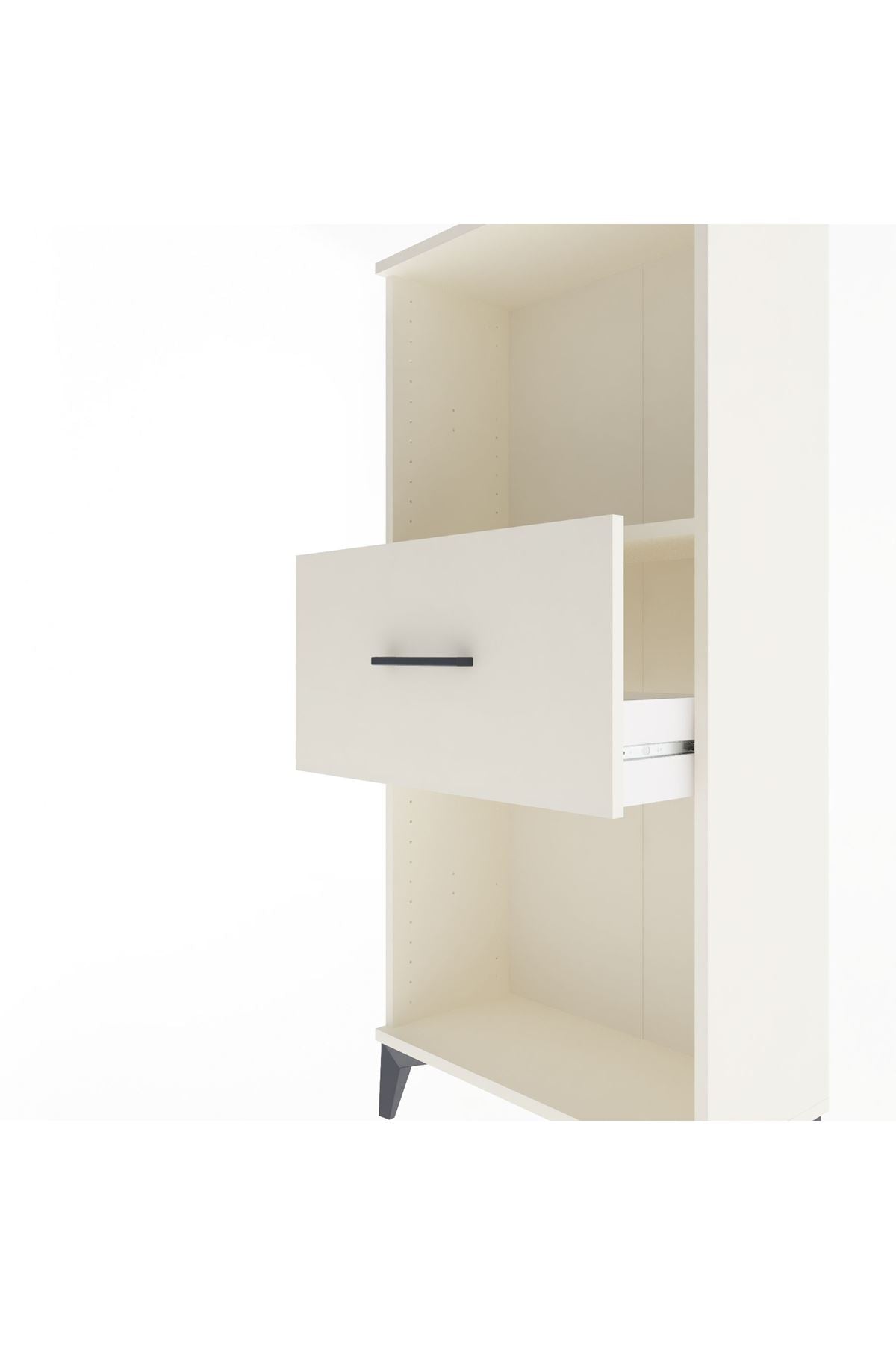 Arges Dolap Tek Raflı Tek Çekmeceli 60x30x134 Aytaşı-Aytaşı